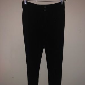 Black stretch pants